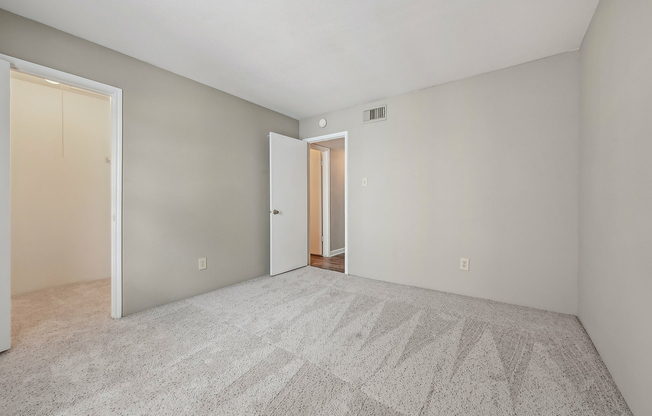 Spacious bedroom