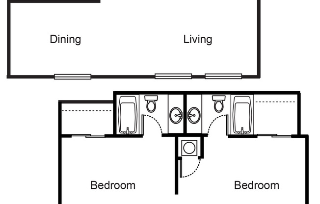 2 beds, 2.5 baths, 1,345 sqft, $3,150
