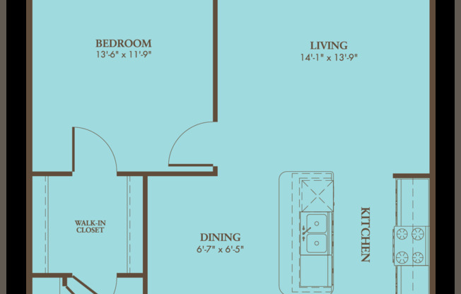 1 bed, 1 bath, 740 sqft, $1,480, Unit 01-346