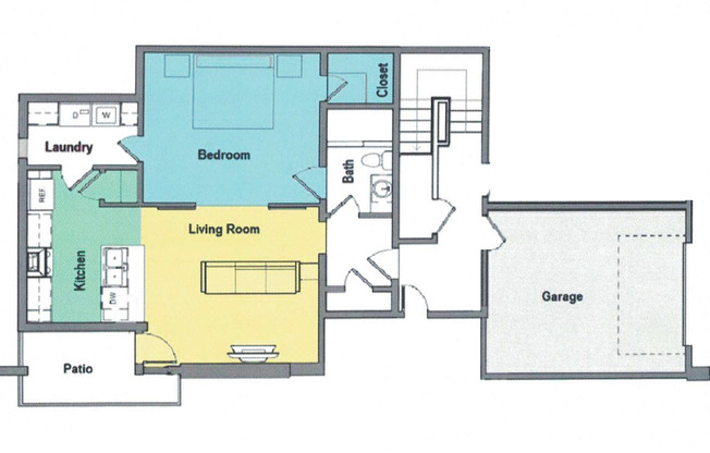 1 bed, 1 bath, 780 sqft, $1,080, Unit 224