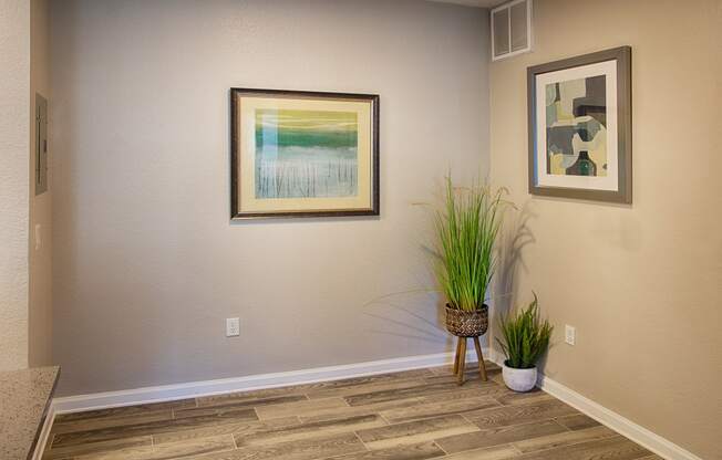 Mini Model Unfurnished Living Room at Stone Cliff Apartments