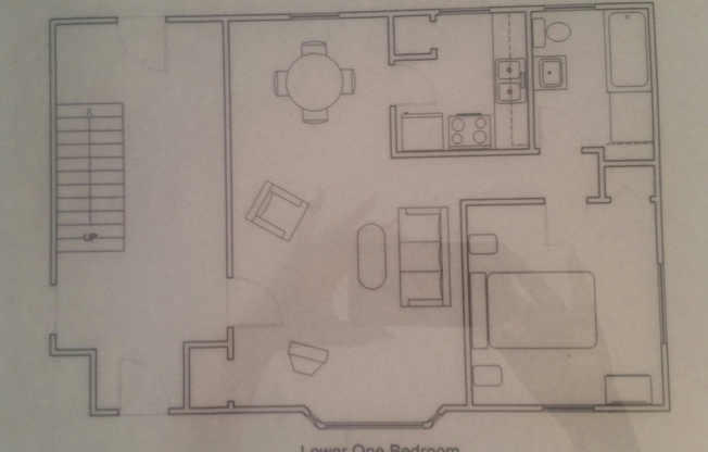 1 bed, 1 bath, 686 sqft, $1,525, Unit 38