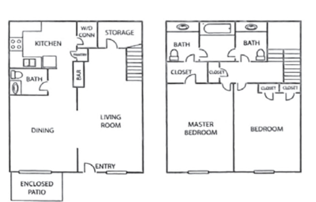 2 beds, 1.5 baths, 1,200 sqft, $1,299, Unit 1915-16