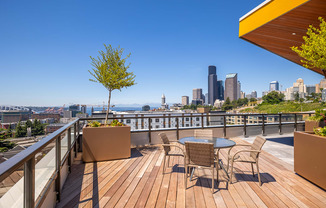 BEAM Apartments Outdoor Seating Area