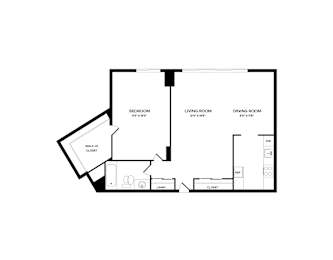 1 bed, 1 bath, 773 sqft, $1,640