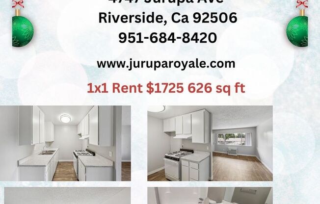 1 bed, 1 bath, 625 sqft, $1,725, Unit 101