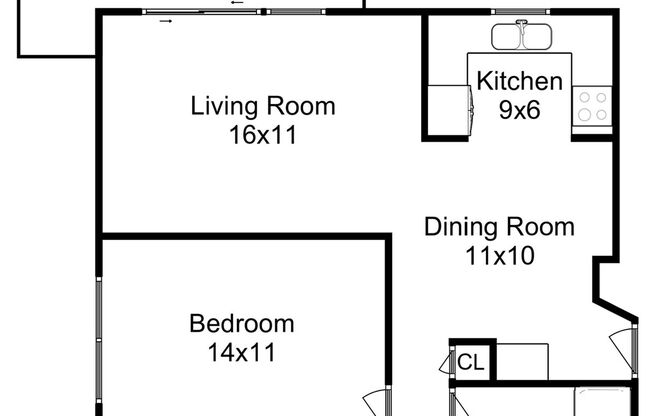 1 bed, 1 bath, 730 sqft, $1,250