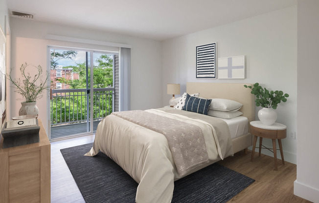 Bedroom with Balcony