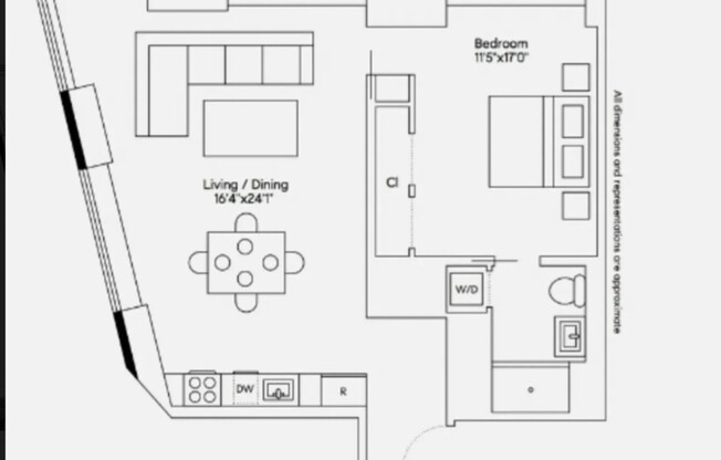 1 bed, 1 bath, 910 sqft, $5,650, Unit 23B