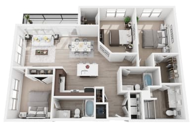 3 beds, 3 baths, 1,470 sqft, $2,720