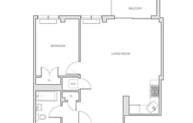 1 bed, 1 bath, 850 sqft, $4,750, Unit 409