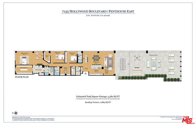 3 beds, 4 baths, 3,580 sqft, $29,900, Unit PHE
