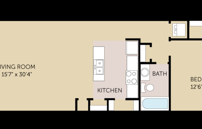 1 bed, 1 bath, 800 sqft, $975, Unit SW 209