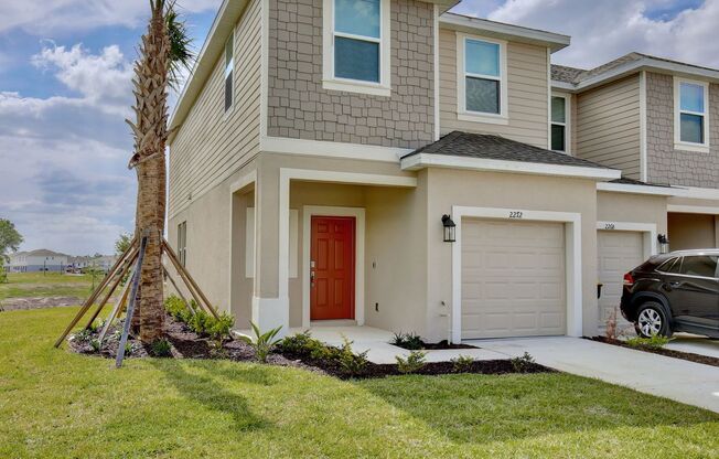 Beautiful 3/2.5 Modern Townhome with a Patio and a 1 Car Garage in the New Community of Westview - Poinciana!