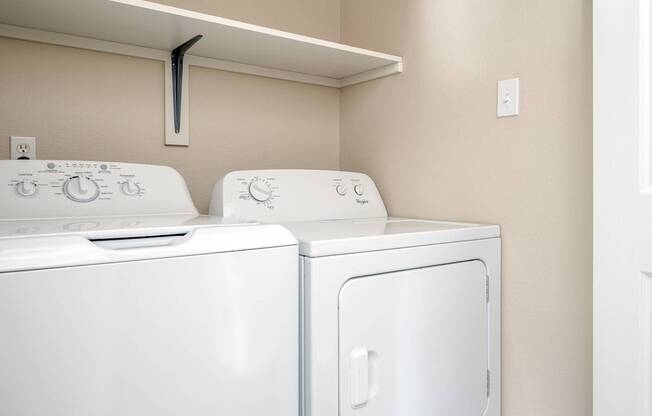 Twin Creeks | In Unit Laundry