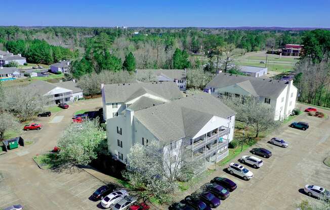 Northwood Place Apartments Meridian MS Aerial View 2