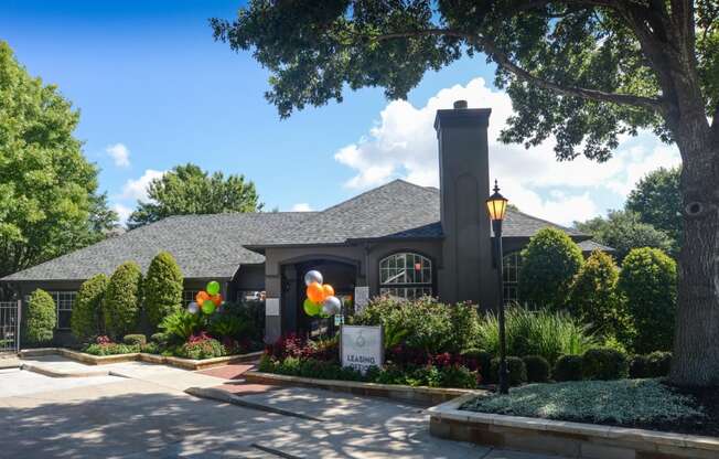 exterior building of the radius at the domain apartments