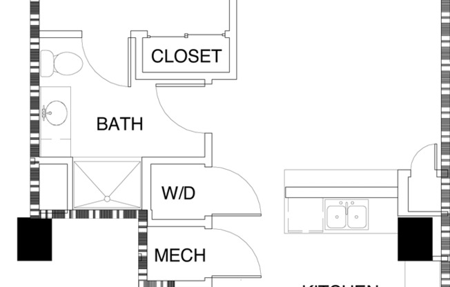 1 bed, 1 bath, 782 sqft, $1,695, Unit 304