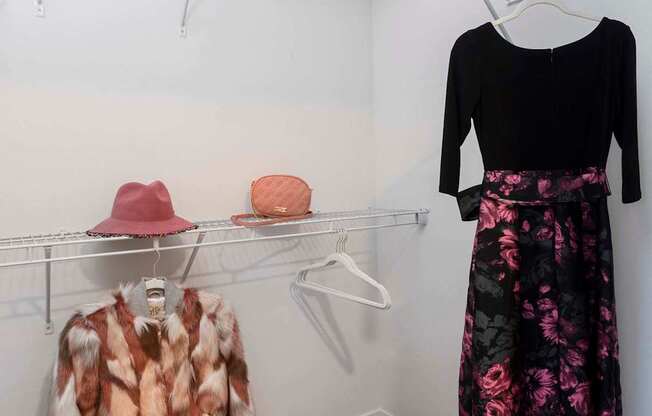 Closet View at Elements Apartments*, Irvine, California