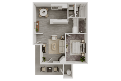 1 bed, 1 bath, 682 sqft, $1,570