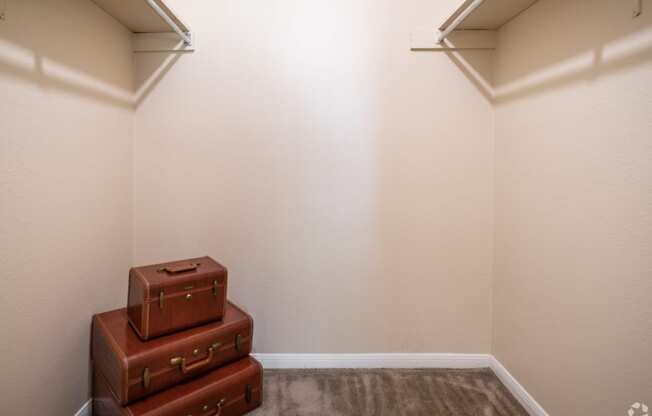 model closet at Summit Ridge Apartments, Texas, 76502