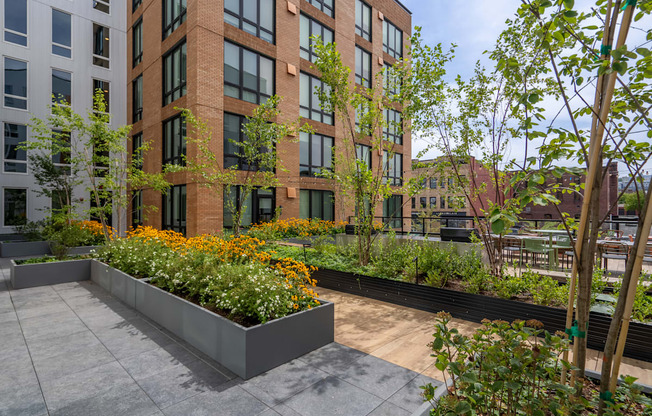 The Warren Apartments patio