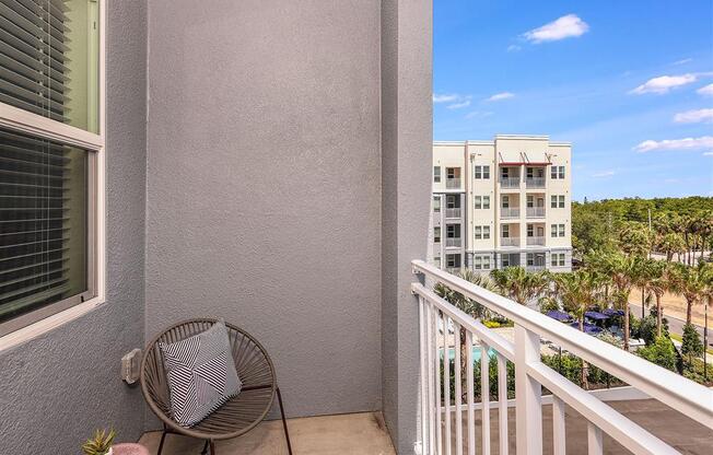 Private Balconies at The Exchange Luxury Apartments in St. Petersburg, FL