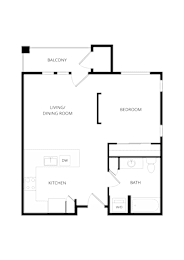 Studio, 1 bath, 610 sqft, $1,530