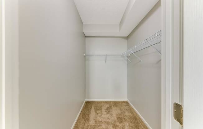 Large walk-in closet for extra storage space at The Reserves of Thomas Glen, Shepherdsville, KY, 40165