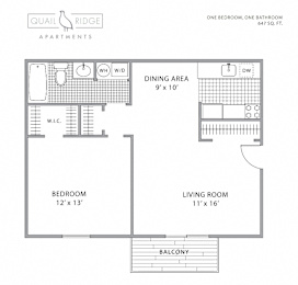1 bed, 1 bath, 647 sqft, $1,805
