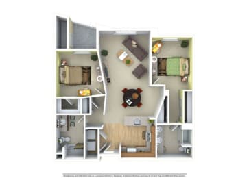 2 beds, 2 baths, 1,187 sqft, $4,509