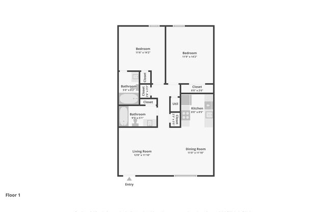 2 beds, 2 baths, 900 sqft, $1,299, Unit LAW7-213