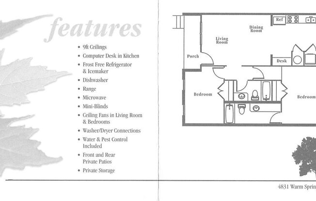 2 beds, 2 baths, 1,020 sqft, $875, Unit 26