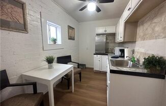 Studio, 1 bath, $595