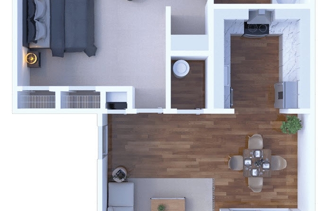 1 bed, 1 bath, 620 sqft, $1,150