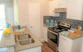 Soho Apartments kitchen area