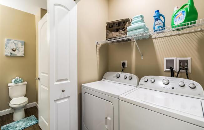 Laundry at The Oasis at Plainville, Plainville, MA