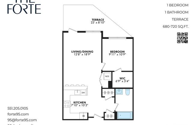 1 bed, 1 bath, 700 sqft, $2,999, Unit APT. 505