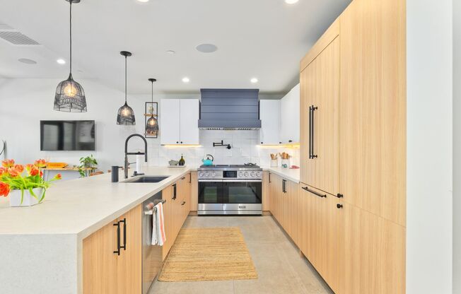 Contemporary 3 bed 2 bath furnished