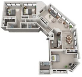 3 beds, 3 baths, 2,191 sqft, $4,505