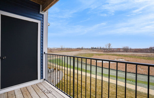 Balcony with Private Storage at Meadowbrooke Apartment Homes in Kentwood, MI 49512