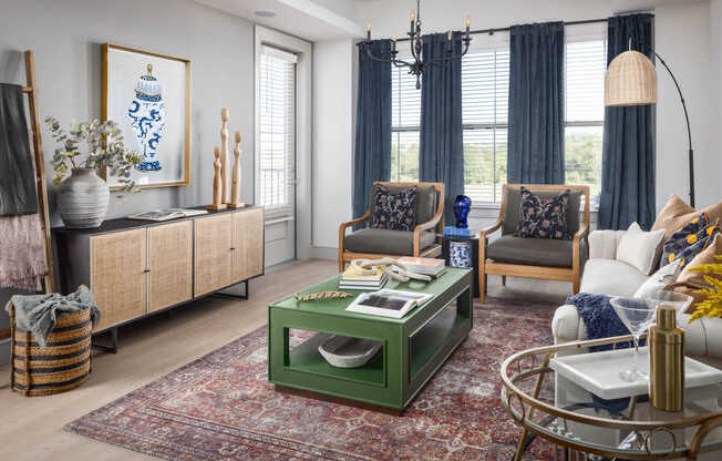 Living Room with Hard Surface Flooring