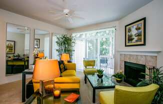 Spacious Living Room at Apartment Near Beaverton