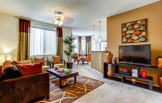 Livingroom at Aldea at Estrella Falls Apartment Homes in Goodyear AZ