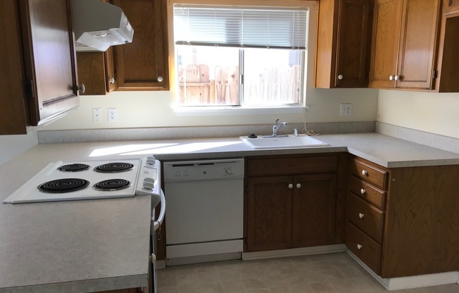 Home adjacent to park with new paint and new carpet plus garage and lemon tree in yard