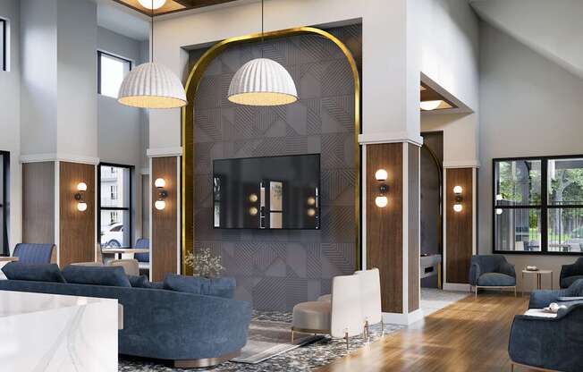 Resident Lounge at The Liliana Apartment Homes, Pooler, 31322