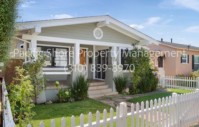 Charming Craftsman 1br+2ba House with Bonus Room + Sunroom in Sunny Venice, CA!!