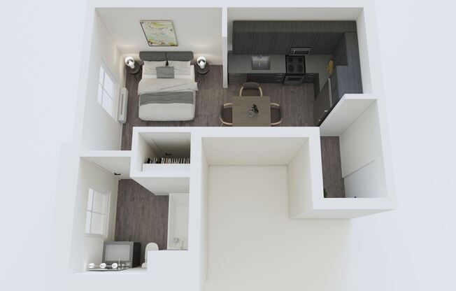 Park & Franklin Lofts! Studio, 1,2 & 3-Bedroom Apartments!