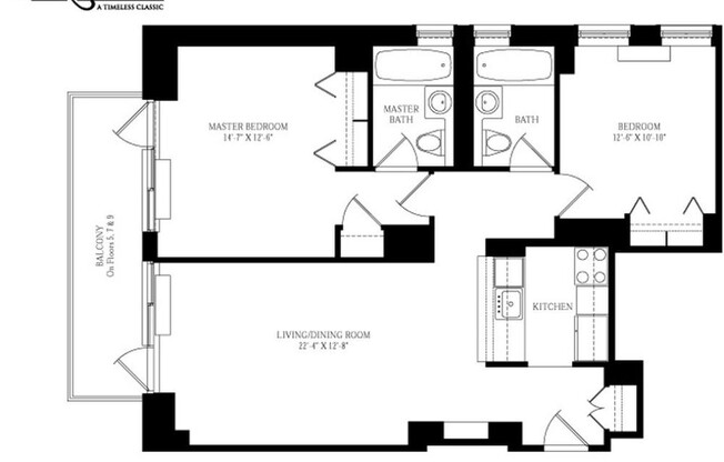 1 bed, 1 bath, $6,900, Unit 1151