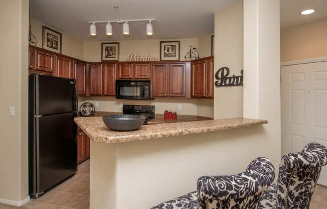 Spacious Kitchen With Pantry Cabinet at The Passage Apartments by Picerne, Henderson, Nevada